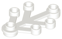 LEGO® los onderdeel Plant & Struik in kleur Wit 2423
