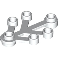 LEGO® los onderdeel Plant & Struik in kleur Wit 2423