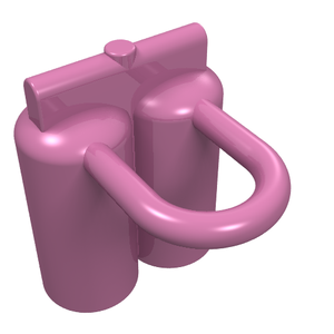 LEGO® los onderdeel Lijf Accessoire Donker Roze 3838