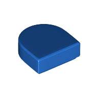 LEGO® los onderdeel Tegel Rond in kleur Blauw 24246