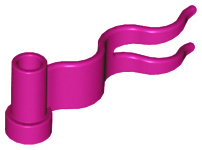 LEGO® los onderdeel Vlag in kleur Magenta 4495b