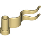 LEGO® los onderdeel Vlag in kleur Geelbruin 4495b