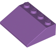 LEGO® los onderdeel Dakpan Algemeen Medium Lavendel 3297