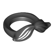 LEGO® los onderdeel Lijf Accessoire in kleur Zwart 15439