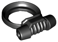 LEGO® los onderdeel Lijf Accessoire in kleur Zwart 24135