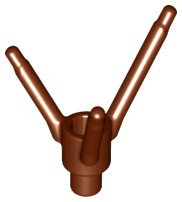 LEGO® los onderdeel Plant & Struik Roodachtig Bruin 24855