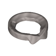 LEGO® los onderdeel Lijf Accessoire in kleur Zilver 27147