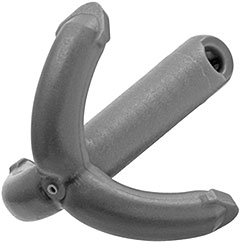 LEGO® los onderdeel Haak Donker Blauwachtig Grijs 30192