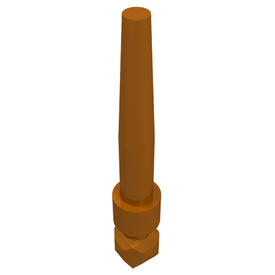 LEGO® los onderdeel Accessoire in kleur Donker Oranje 36752a