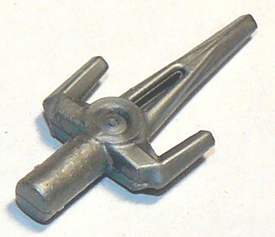 LEGO® los onderdeel Wapen in kleur Zilver 98139