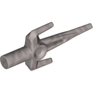 LEGO® los onderdeel Wapen in kleur Zilver 98139