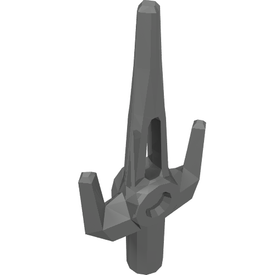 LEGO® los onderdeel Wapen in kleur Parel Donkergrijs 98139