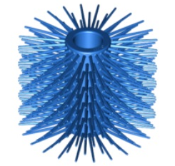 LEGO® los onderdeel Voertuig in kleur Blauw 2498