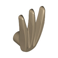 LEGO® los onderdeel Wapen in kleur Donker Geelbruin 10187