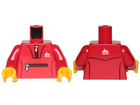 LEGO® los onderdeel Lijf met Motief Rood 973pb3547c01