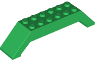 Plaatje in Gallery viewer laden, LEGO® los onderdeel Dakpan Algemeen in kleur Groen 30180