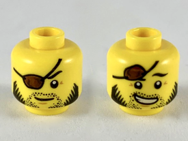 LEGO® los onderdeel Hoofd in kleur Geel 3626cpb2401