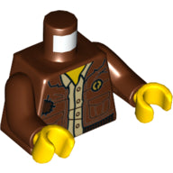 LEGO® Lijf met Motief Roodachtig Bruin 973pb3575c01
