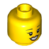 LEGO® los onderdeel Hoofd in kleur Geel 3626cpb2379