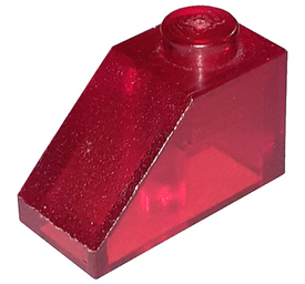 LEGO® los onderdeel Dakpan Algemeen Doorzichtig Rood 3040