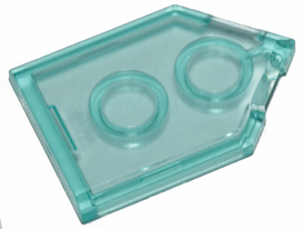 LEGO® onderdeel Tegel Aangepast Doorzichtig Lichtblauw 22385