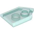 LEGO® onderdeel Tegel Aangepast Doorzichtig Lichtblauw 22385