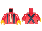 LEGO® los onderdeel Lijf met Motief Rood 973pb3540c01