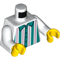 LEGO® los onderdeel Lijf met Motief Wit 973pb3548c01