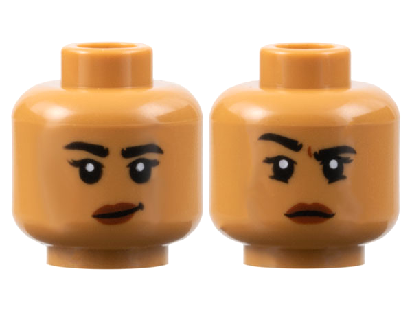 LEGO® los onderdeel Hoofd in kleur Medium Noga 3626cpb2362