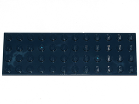 LEGO® los onderdeel Plaat Algemeen in kleur Donkerblauw 3029