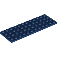 Plaatje in Gallery viewer laden, LEGO® los onderdeel Plaat Algemeen in kleur Donkerblauw 3029