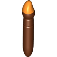 Plaatje in Gallery viewer laden, LEGO® Accessoire met Motief Roodachtig Bruin 93552pb03