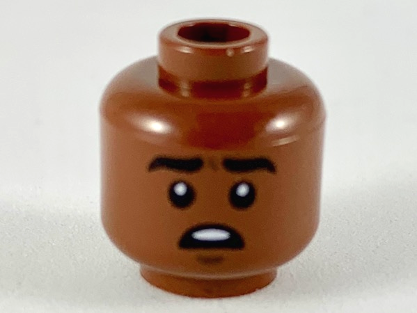 LEGO® los onderdeel Hoofd Roodachtig Bruin 3626cpb2393