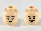 LEGO® los onderdeel Hoofd in kleur Lichte Noga 3626cpb2390