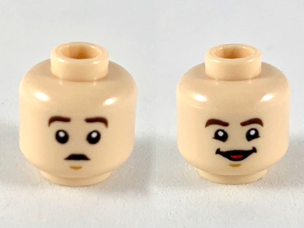 LEGO® los onderdeel Hoofd in kleur Lichte Noga 3626cpb2390