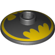 Plaatje in Gallery viewer laden, LEGO® los onderdeel Schaal met Motief Zwart 4740pb018