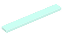 Plaatje in Gallery viewer laden, LEGO® los onderdeel Tegel Algemeen in kleur Licht Aqua 4162