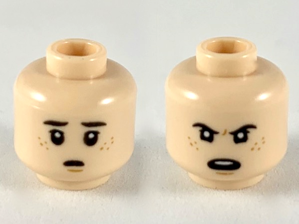 LEGO® los onderdeel Hoofd in kleur Lichte Noga 3626cpb2391
