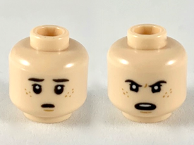 LEGO® los onderdeel Hoofd in kleur Lichte Noga 3626pb2391