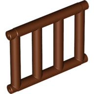 Plaatje in Gallery viewer laden, LEGO® los onderdeel Staaf in kleur Roodachtig Bruin 62113