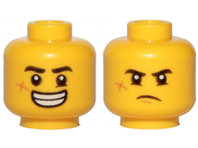 Plaatje in Gallery viewer laden, LEGO® los onderdeel Hoofd in kleur Geel 3626cpb2441