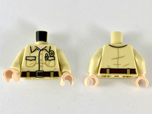 Plaatje in Gallery viewer laden, LEGO® los onderdeel Lijf met Motief Geelbruin 973pb3564c01