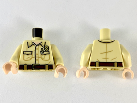 LEGO® los onderdeel Lijf met Motief Geelbruin 973pb3564c01