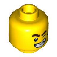 LEGO® los onderdeel Hoofd in kleur Geel 3626cpb2439