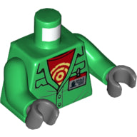 LEGO® los onderdeel Lijf met Motief Groen 973pb3622c01