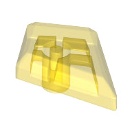 Plaatje in Gallery viewer laden, LEGO® los onderdeel Tegel Aangepast Doorzichtig Geel 35649
