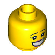 Plaatje in Gallery viewer laden, LEGO® los onderdeel Hoofd in kleur Geel 3626cpb2440