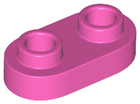 LEGO® los onderdeel Plaat Rond in kleur Donker Roze 35480
