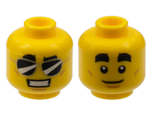 Plaatje in Gallery viewer laden, LEGO® los onderdeel Hoofd in kleur Geel 3626cpb2396