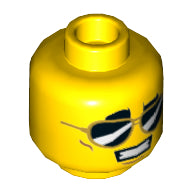 Plaatje in Gallery viewer laden, LEGO® los onderdeel Hoofd in kleur Geel 3626cpb2396